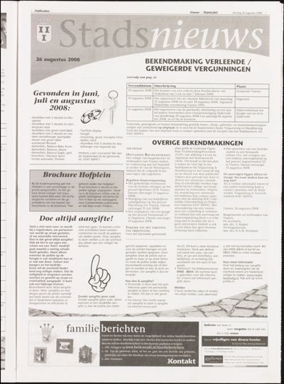 Het Kontakt Vianen, 26 augustus 2008