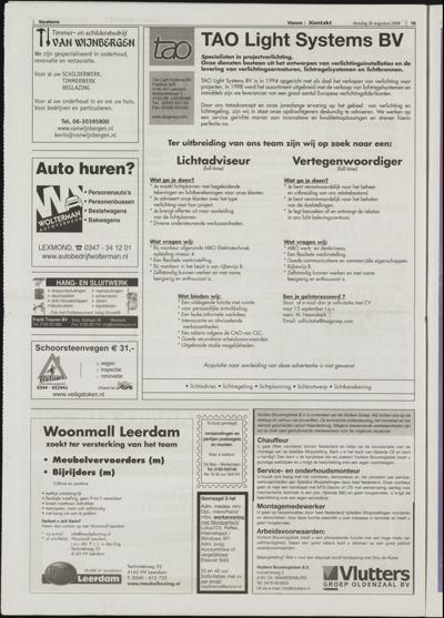Het Kontakt Vianen, 26 augustus 2008