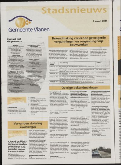 Het Kontakt Vianen, 1 maart 2011