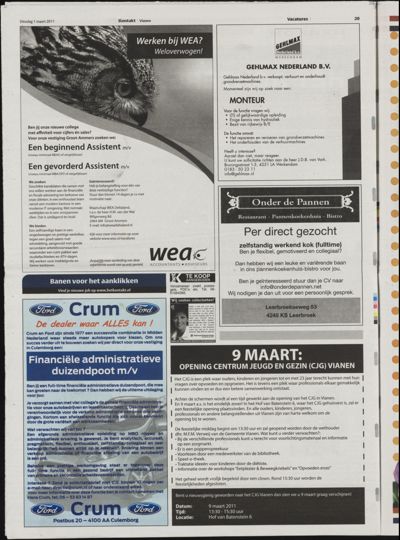 Het Kontakt Vianen, 1 maart 2011