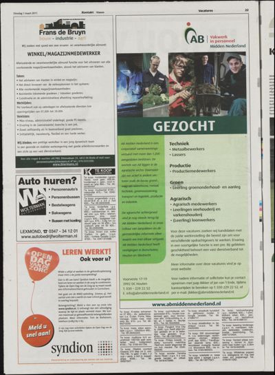 Het Kontakt Vianen, 1 maart 2011