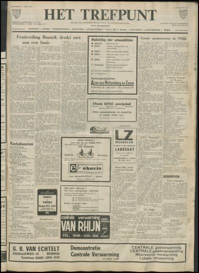 Het Trefpunt, 1 augustus 1968 (nr. 2, jrg. 5)