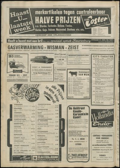 Het Trefpunt, 1 augustus 1968 (nr. 2, jrg. 5)