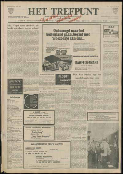 Het Trefpunt, 24 juni 1971 (nr. 47, jrg. 7)