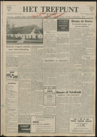 Het Trefpunt, 1 juli 1971 (nr. 48, jrg. 7)