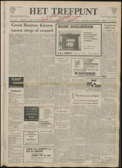 Het Trefpunt, 1 maart 1972 (nr. 31, jrg. 8)