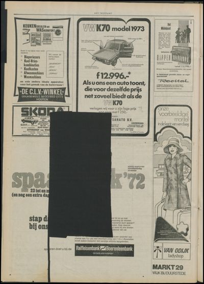 Het Trefpunt, 18 oktober 1972 (nr. 11, jrg. 9)