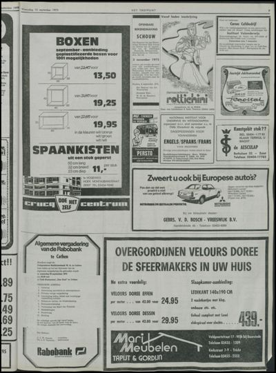 Het Trefpunt, 10 september 1975 (nr. 6, jrg. 12)