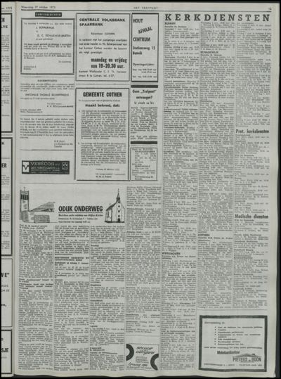 Het Trefpunt, 29 oktober 1975 (nr. 13, jrg. 12)