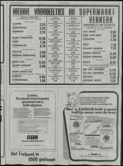 Het Trefpunt, 29 oktober 1975 (nr. 13, jrg. 12)
