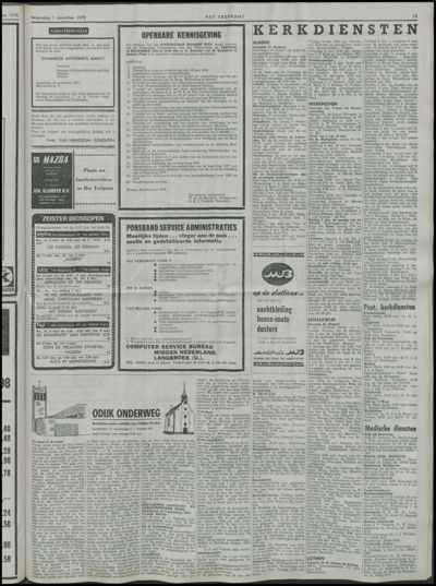 Het Trefpunt, 1 december 1976 (nr. 18, jrg. 13)