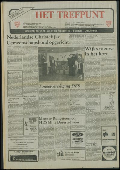 Het Trefpunt, 7 januari 1981 (nr. 24, jrg. 17)