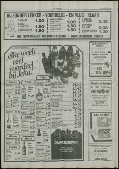 Het Trefpunt, 1 juli 1981 (nr. 49, jrg. 17)