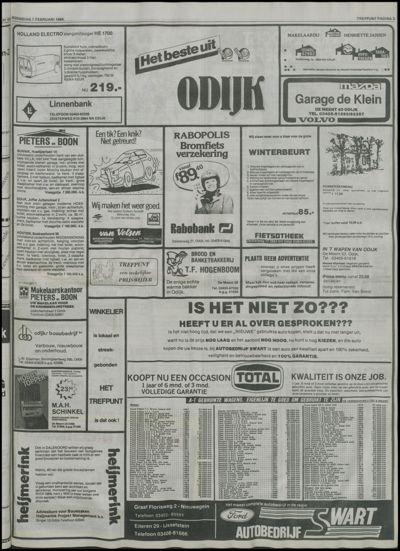 Het Trefpunt, 1 februari 1984 (nr. 5, jrg. 20)