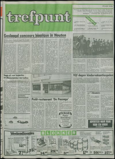 Het Trefpunt, 1 augustus 1984 (nr. 31, jrg. 20)