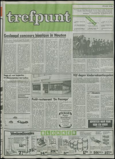 Het Trefpunt, 1 augustus 1984 (nr. 31, jrg. 20)