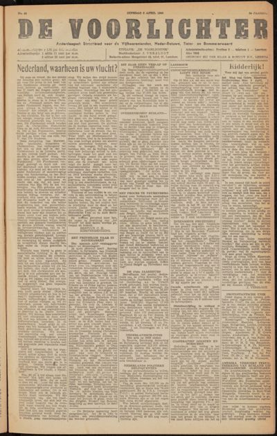 De Voorlichter, 9 april 1946