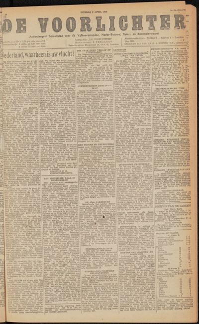 De Voorlichter, 9 april 1946