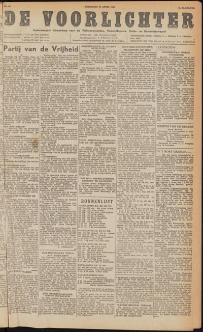 De Voorlichter, 13 april 1946