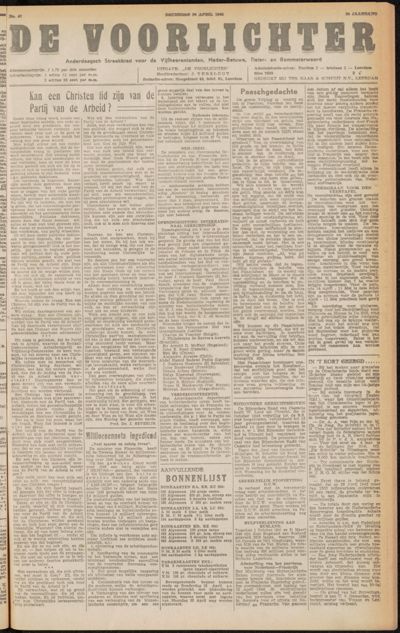 De Voorlichter, 20 april 1946