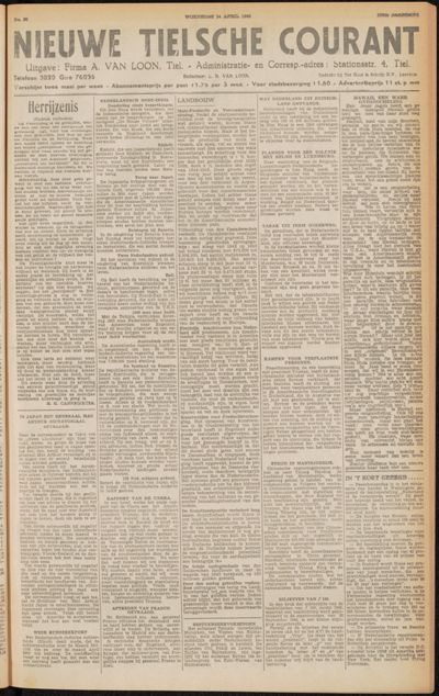 De Voorlichter, 24 april 1946