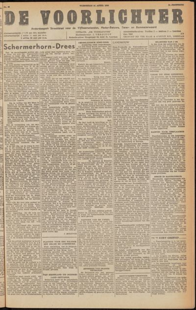 De Voorlichter, 24 april 1946