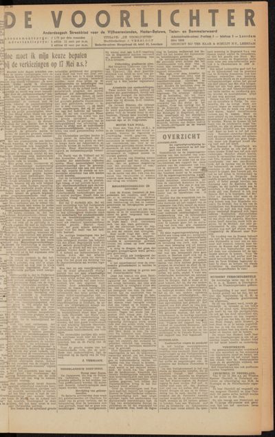 De Voorlichter, 11 mei 1946