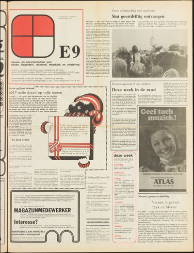 E9, 26 november 1974