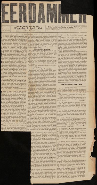 De Leerdammer, 1 april 1896