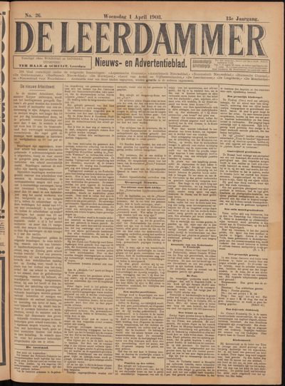 De Leerdammer, 1 april 1903