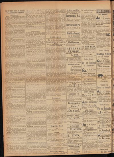 De Leerdammer, 1 april 1905