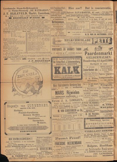 De Leerdammer, 1 april 1905