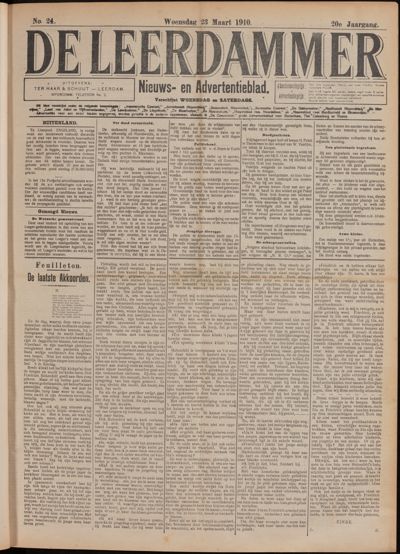 De Leerdammer, 23 maart 1910