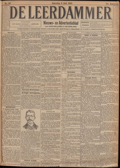 De Leerdammer, 6 juli 1912
