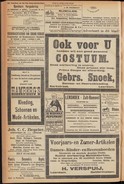 De Leerdammer, 1 april 1922
