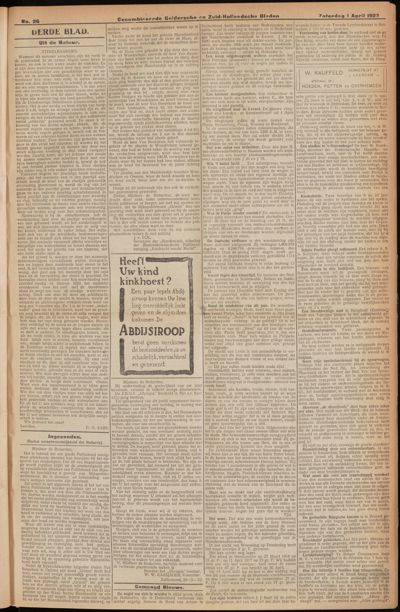 De Leerdammer, 1 april 1922