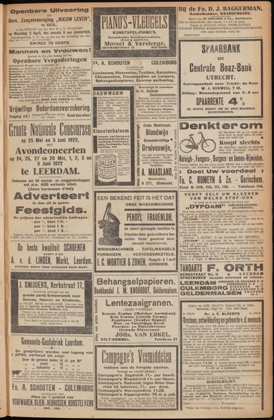 De Leerdammer, 1 april 1922