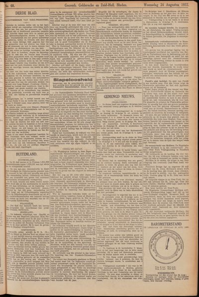 De Leerdammer, 24 augustus 1932