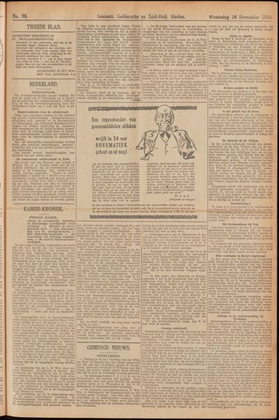 De Leerdammer, 30 november 1932
