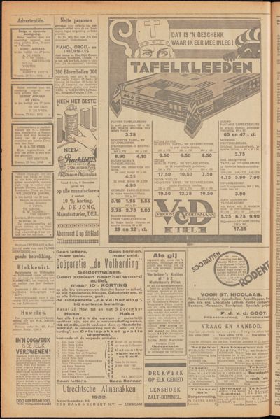 De Leerdammer, 30 november 1932