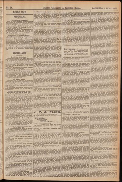 De Leerdammer, 1 april 1933