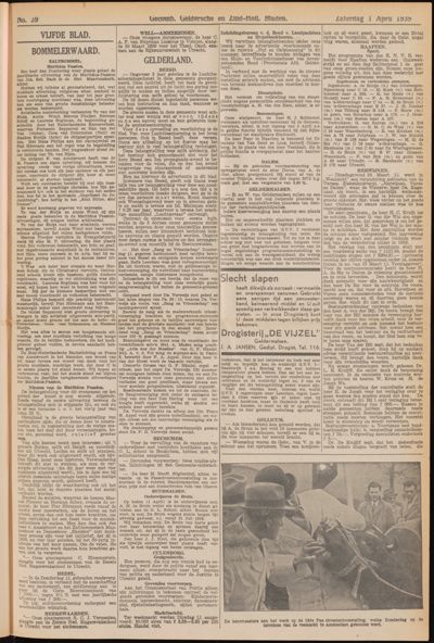 De Leerdammer, 1 april 1939