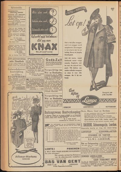 De Leerdammer, 1 april 1939