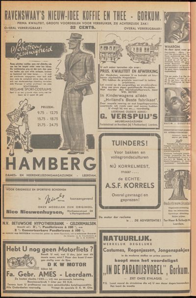De Leerdammer, 1 april 1939