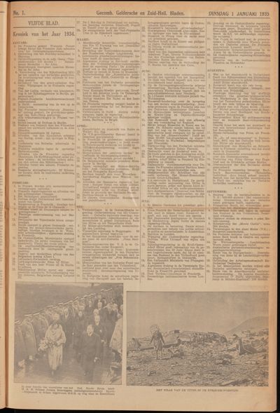 De Lek, 1 januari 1935