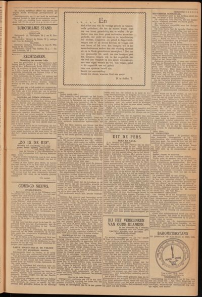 De Lek, 1 januari 1935