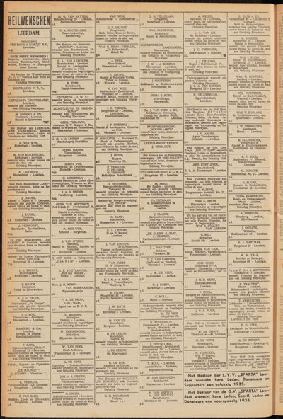 De Lek, 1 januari 1935