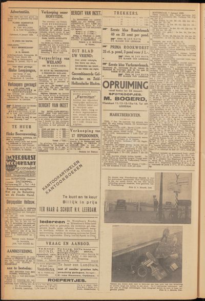 De Lek, 9 januari 1935