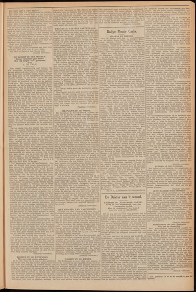 De Lek, 9 januari 1935