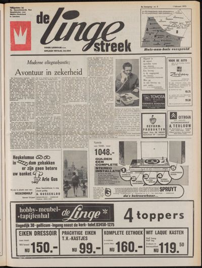 De Lingestreek, 1 februari 1973